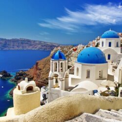 Santorini városai