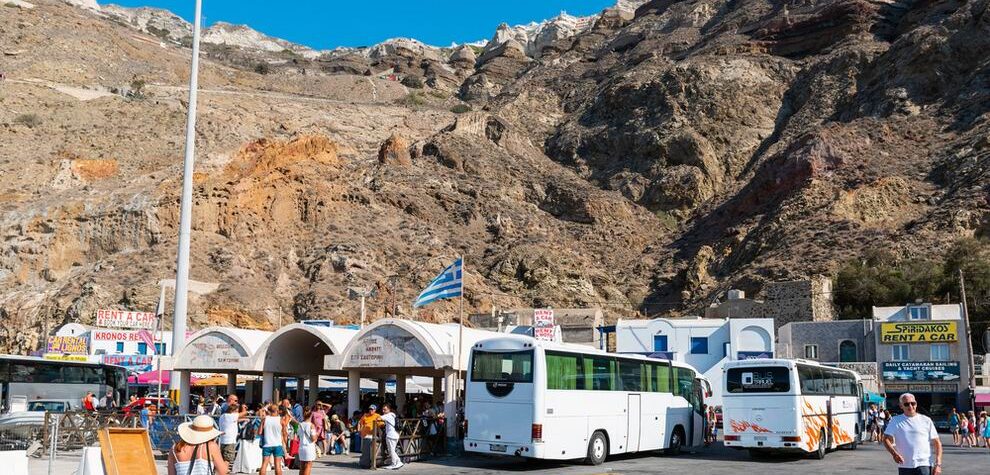 santorini tömegközlekedés